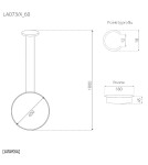 Pendant lamps circles - Altavola Design Led circles pendant lamp No.1 X dia.60cm in 4k white  - product 2