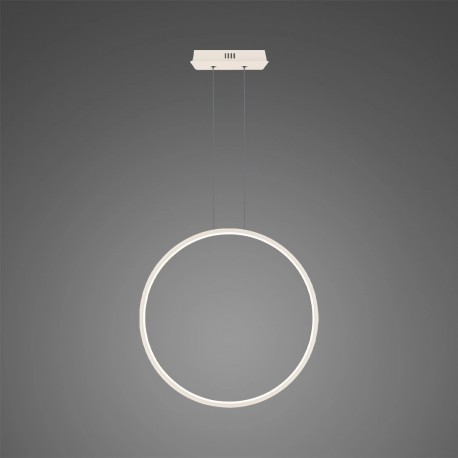 Altavola Design Lampa wisząca Ledowe okręgi No.1 X Φ60cm in 4k biała 