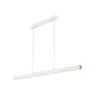 Pendant lamps over desk - Altavola Design LINEAR pendant lamp 100cm white 4k  - product 1