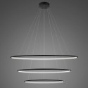 Altavola Design Lampa wisząca Ledowe Okręgi No.3 śr.100 cm in 3k czarna ściemnialna 