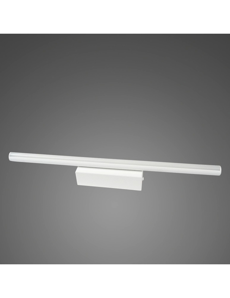 Wall lamps over the mirror - Altavola Design LINEA No.1 55 cm white 4k led wall lamp  - product kolory-swiatla.pl 1