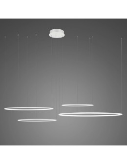 Altavola Design Lampa wisząca Ledowe Okręgi No.4 CO4 Φ100 cm in 4k biała