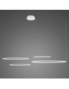 Altavola Design Lampa wisząca Ledowe Okręgi No.4 CO4 Φ100 cm in 4k  biała  