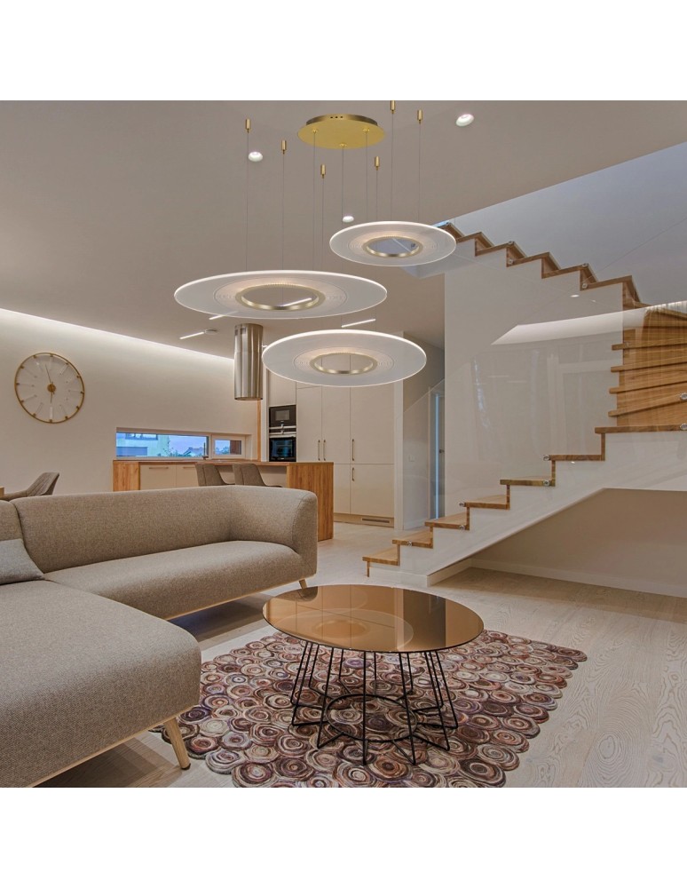 Round pendant lamps - Altavola Design Eclipse No.3 led lamp  - product kolory-swiatla.pl 3