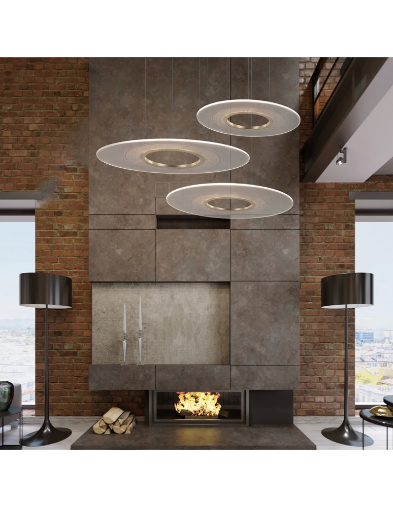 Round pendant lamps - Altavola Design Eclipse No.3 led lamp  - product kolory-swiatla.pl 4