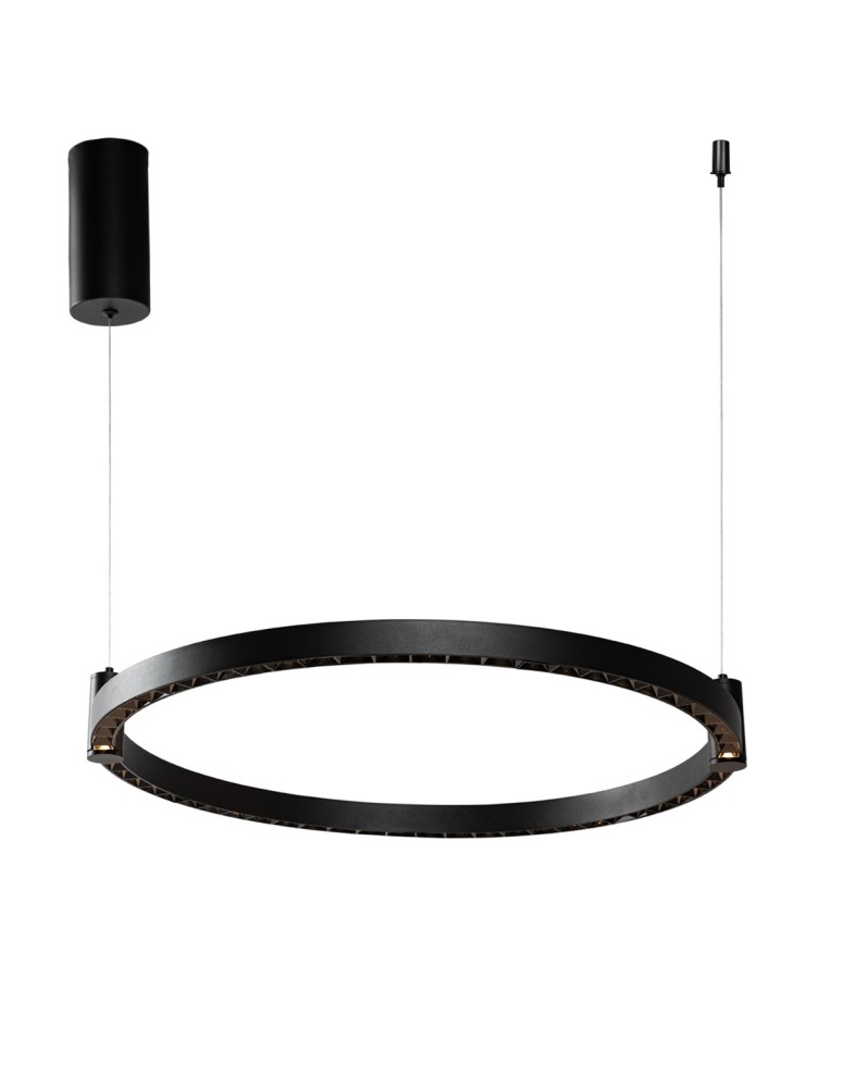 Pendant lamps circles - Altavola Design Led pendant lamp Diamante No.2 CO1 60 cm black  - product kolory-swiatla.pl 1
