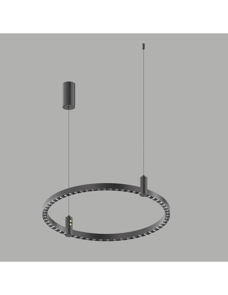 Pendant lamps circles - Altavola Design Led pendant lamp Diamante No.2 CO1 60 cm black  - product kolory-swiatla.pl 5
