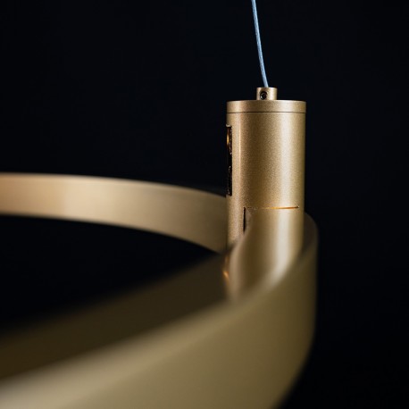 Altavola Design Ledowa lampa wisząca Diamante No.2 CO1 60 cm złota 