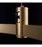 Pendant lamps circles - Altavola Design Led pendant lamp Diamante No.2 CO1 60 cm gold  - product 5