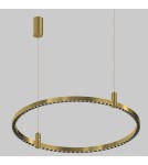 Pendant lamps circles - Altavola Design Led pendant lamp Diamante No.2 CO1 100 cm gold  - product 6