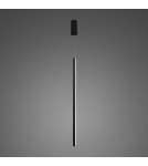Pendant tube lamps - Altavola Design LINEA No.1 PX1 pendant lamp 120cm 3k 19W black   - product 1
