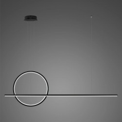 Altavola Design Lampa wisząca LINEA No.2 Φ40 cm czarna 4k 