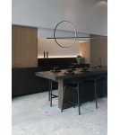Pendant lamps over the island - Altavola Design LINEA No.2 pendant lamp ¶ 40 cm black 4k  - product 4