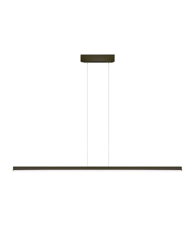 Pendant lamps over the island - Altavola Design LINEA No.1 pendant lamp 120cm 3k 20W black   - product kolory-swiatla.pl 2