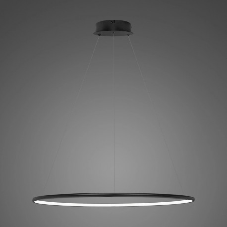 Altavola Design Lampa wisząca Ledowe Okręgi No.1 Φ80 cm in 3k 43W czarna 