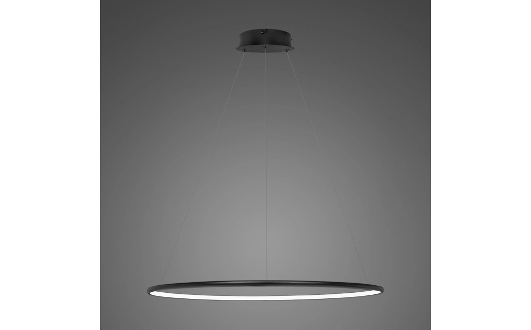 Altavola Design Lampa wisząca Ledowe Okręgi No.1 Φ80 cm in 3k 43W czarna 