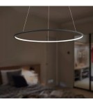 Pendant lamps circles - Altavola Design Led Circles Pendant Lamp No.1 dia.80cm in 4k 43W black  - product 2