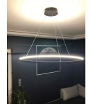 Pendant lamps circles - Altavola Design Led Circles Pendant Lamp No.1 dia.60cm in 3k 32W black   - product 3