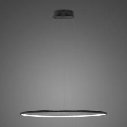 Altavola Design Lampa wisząca Ledowe Okręgi No.1 Φ60 cm in 4k 32W czarna 
