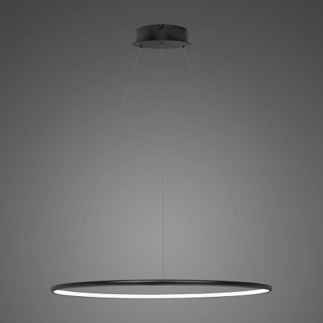 Altavola Design Lampa wisząca Ledowe Okręgi No.1 Φ60 cm in 4k 32W czarna 