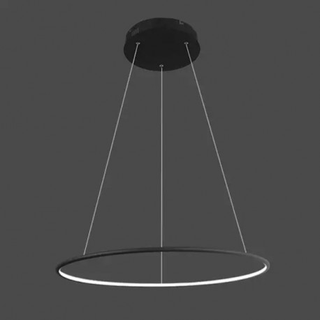 Altavola Design Lampa wisząca Ledowe Okręgi No.1 Φ60 cm in 4k 32W czarna 