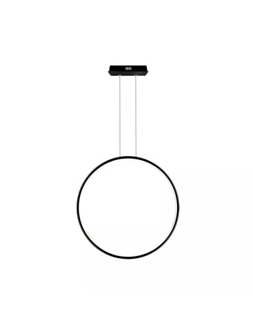 Altavola Design Lampa wisząca Ledowe okręgi No.1 X Φ80cm in 3k 43W czarny  - produkt 2