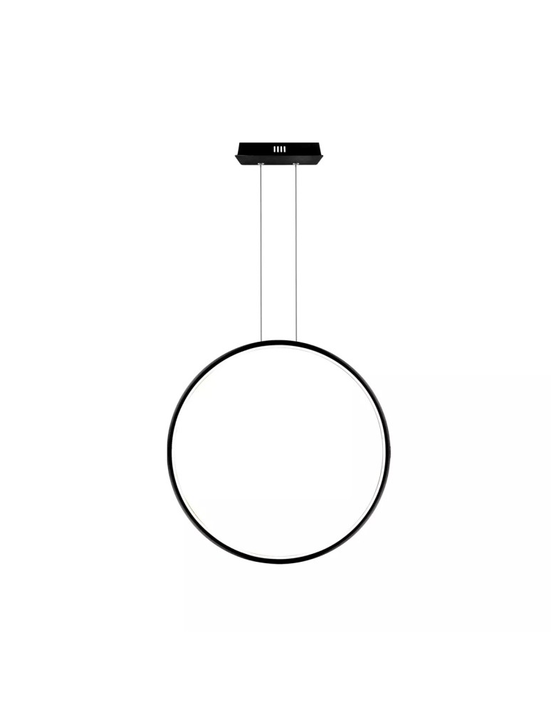Pendant lamps circles - Altavola Design Led circles pendant lamp No.1 X dia.80cm in 3k 43W black  - product kolory-swiatla.pl 2