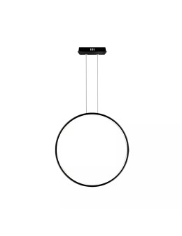 Altavola Design Lampa wisząca Ledowe okręgi No.1 X Φ80cm in 3k 43W czarny  - produkt 2