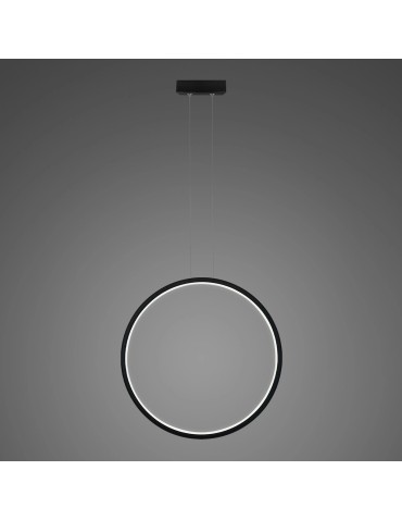 Altavola Design Led circles pendant lamp No.1 X dia.80cm in 4k 43W black 