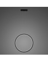 Altavola Design Lampa wisząca Ledowe okręgi No.1 X Φ60cm in 4k 32W czarna 