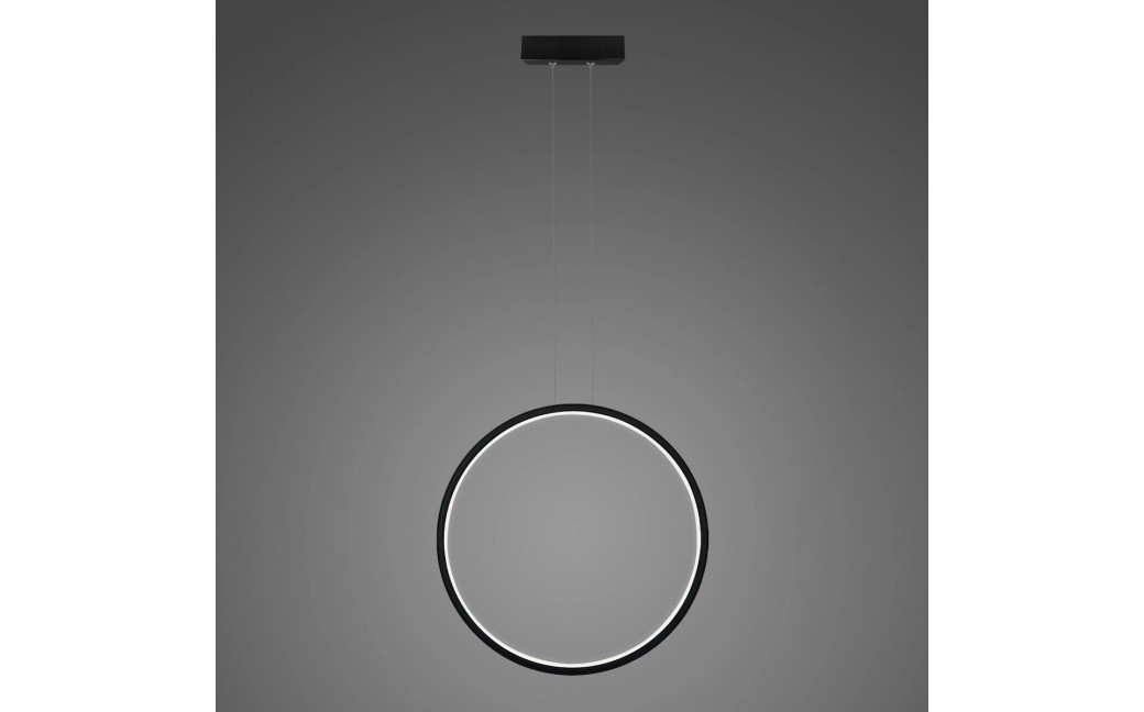 Altavola Design Lampa wisząca Ledowe okręgi No.1 X Φ60cm in 4k 32W czarna 