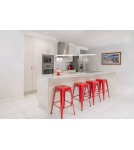 Pendant lamps over the island - Altavola Design LINEA No.1 pendant lamp 120 cm 4k 20W white   - product 2