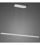 Pendant lamps over the island - Altavola Design LINEA No.1 pendant lamp 100cm 3k 16W white   - product 1