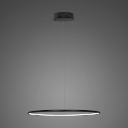 Altavola Design Lampa wisząca Ledowe Okręgi No.1 Φ40 cm in 3k 21W czarna 