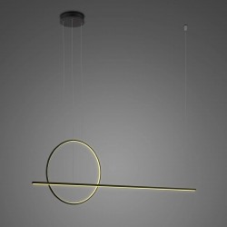 Altavola Design Lampa wisząca LINEA No.2 120 śr.40 cm 3k 39W czarna 