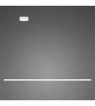 Pendant lamps over the island - Altavola Design LINEA No.1B 100cm 3k white pendant lamp  - product 1