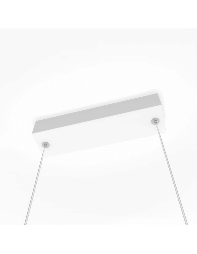 Pendant lamps circles - Light Prestige Mirror pendant small white 1xLED LP-999/1P S WH - product kolory-swiatla.pl 3