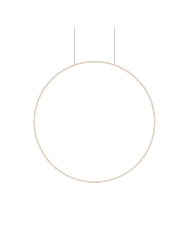 Pendant lamps circles - Light Prestige Mirror pendant small white 1xLED LP-999/1P S WH - product kolory-swiatla.pl 5