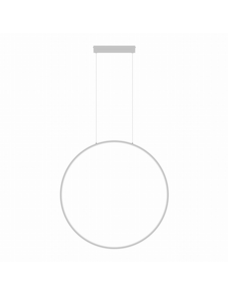 Pendant lamps circles - Light Prestige Mirror pendant large white 1xLED LP-999/1P L WH - product kolory-swiatla.pl 1