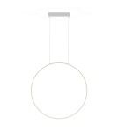 Pendant lamps circles - Light Prestige Mirror pendant large white 1xLED LP-999/1P L WH - product 2