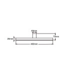 Bathroom wall lamps - Light Prestige Nevada wall lamp M black IP44 1xLED LP-778/1W M BK - product 7