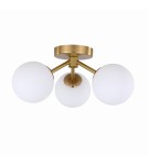 Ceiling lamps spheres - Light Prestige Dorado 3 plafond gold 3xG9 LP-002/3C - product 1