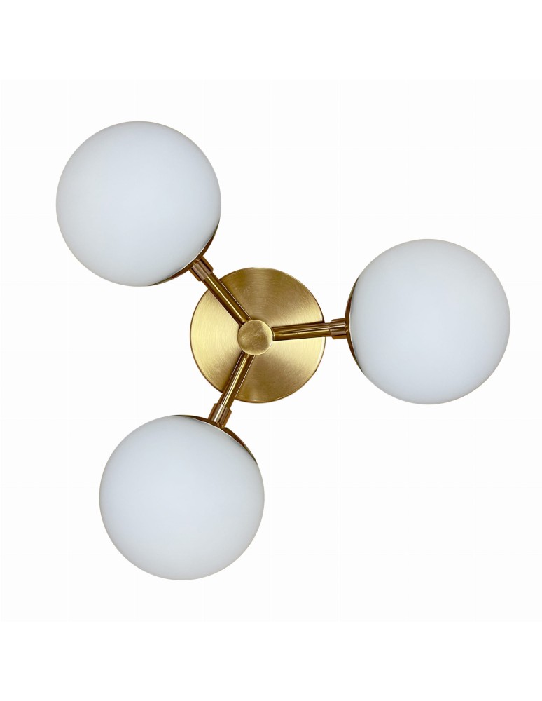 Ceiling lamps spheres - Light Prestige Dorado 3 plafond gold 3xG9 LP-002/3C - product kolory-swiatla.pl 3