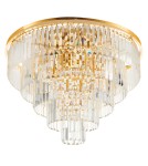 Ceiling lamps with crystals - Step into Design SPLENDORE gold 80cm ceiling plafond DN915-80 - product 2