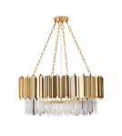 Glamour pendant lamps - Step into Design REA gold 80cm pendant lamp DN923-80 - product 1