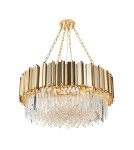 Glamour pendant lamps - Step into Design REA gold 80cm pendant lamp DN923-80 - product 2