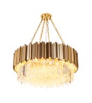 Glamour pendant lamps - Step into Design REA gold 80cm pendant lamp DN923-80 - product 3