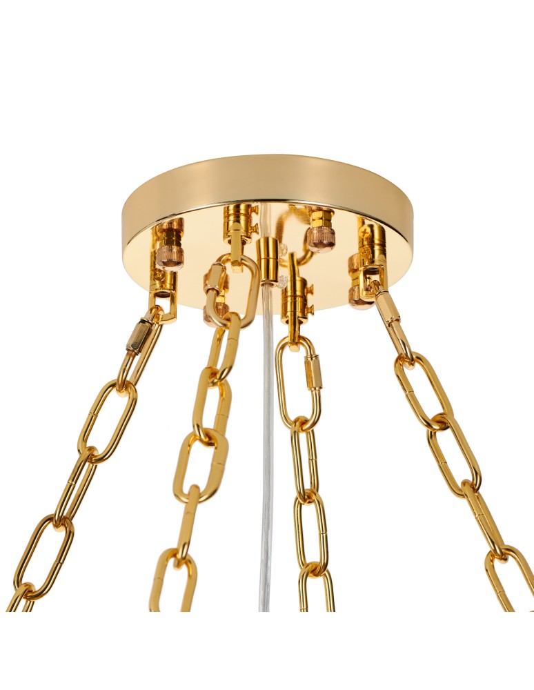 Glamour pendant lamps - Step into Design REA gold 80cm pendant lamp DN923-80 - product kolory-swiatla.pl 4