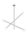 Step into Design Lampa wisząca SPILLO czarno złota 92cm ST-9389P-4