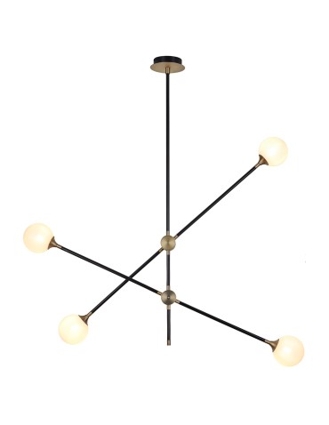 Step into Design Lampa wisząca SPILLO czarno złota 92cm ST-9389P-4 - produkt 2